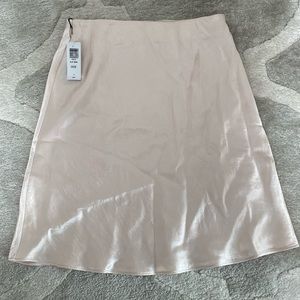 Aritzia mini slip skirt